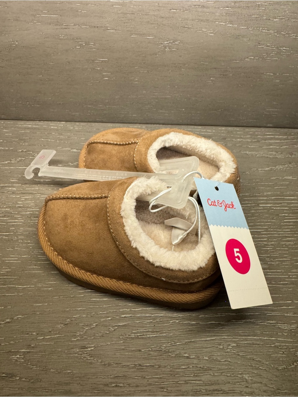 NWT Toddler Jude Clog Slippers - Cat & Jack™ Chestnut Brown - Picture 11 of 11